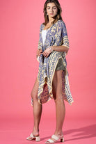 Lavender Loom Viscose Kimono: Lavender Paisley-Urbanista-Three Birdies Boutique, Women's Fashion Boutique Located in Kearney, MO