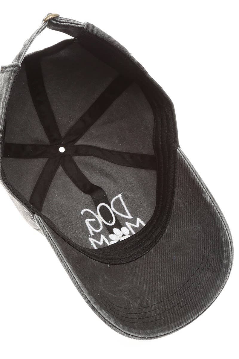 DOG MOM Embroidered Cotton Baseball Caps Dad Hat: DUSTY PINK / One Size { product_type }}