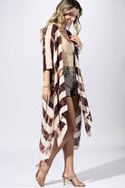 Vintage Americana Flag Kimono { product_type }}