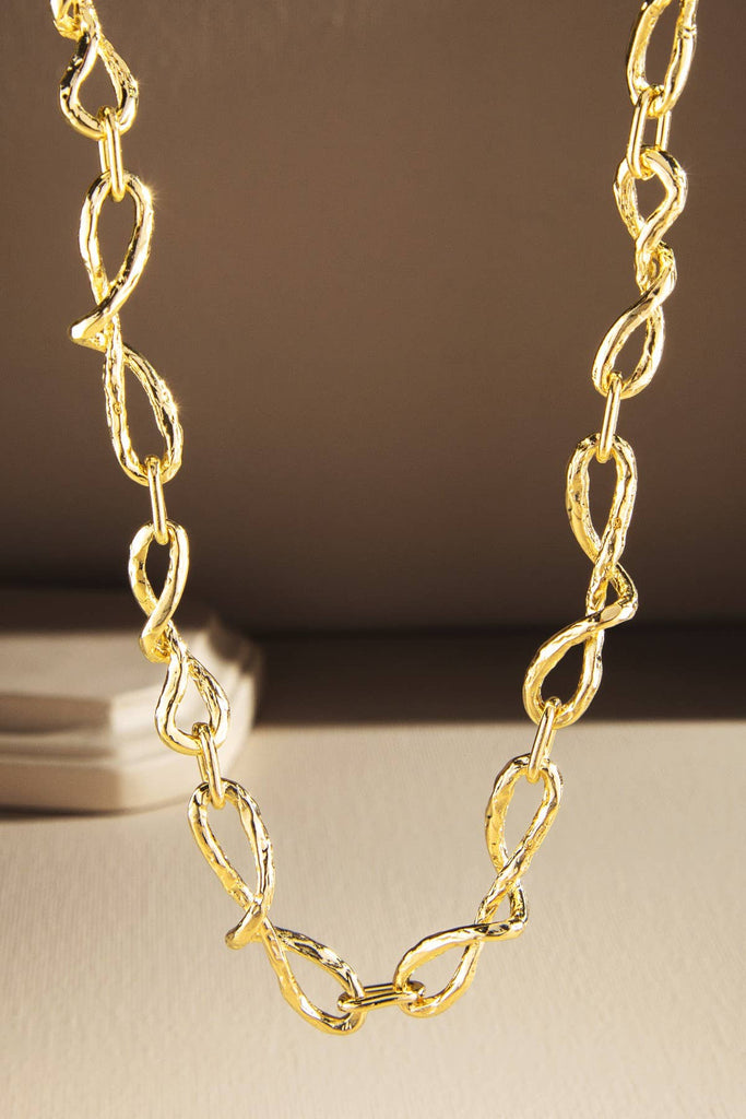 Extra-Large Twisted Cable Chain Necklace-Urbanista-Three Birdies Boutique, Women's Fashion Boutique Located in Kearney, MO