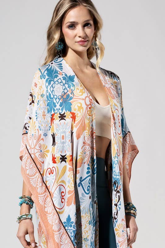 Cona Moroccan Tile Kimono { product_type }}