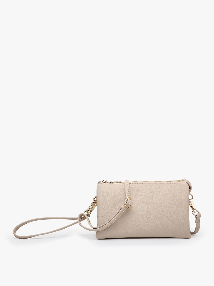 Riley Crossbody/Wristlet: Light Beige { product_type }}