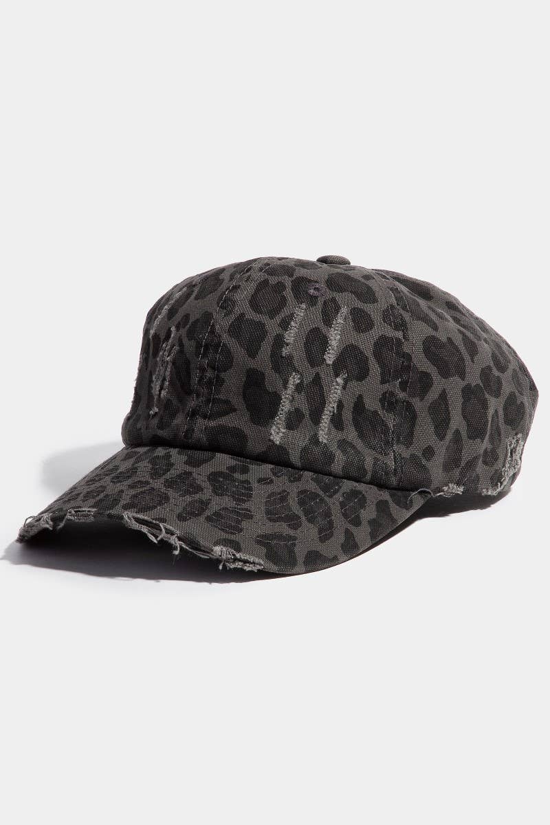Leopard Print Baseball Cap: DBR { product_type }}
