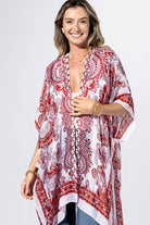 Carnelian Paisley Kimono { product_type }}