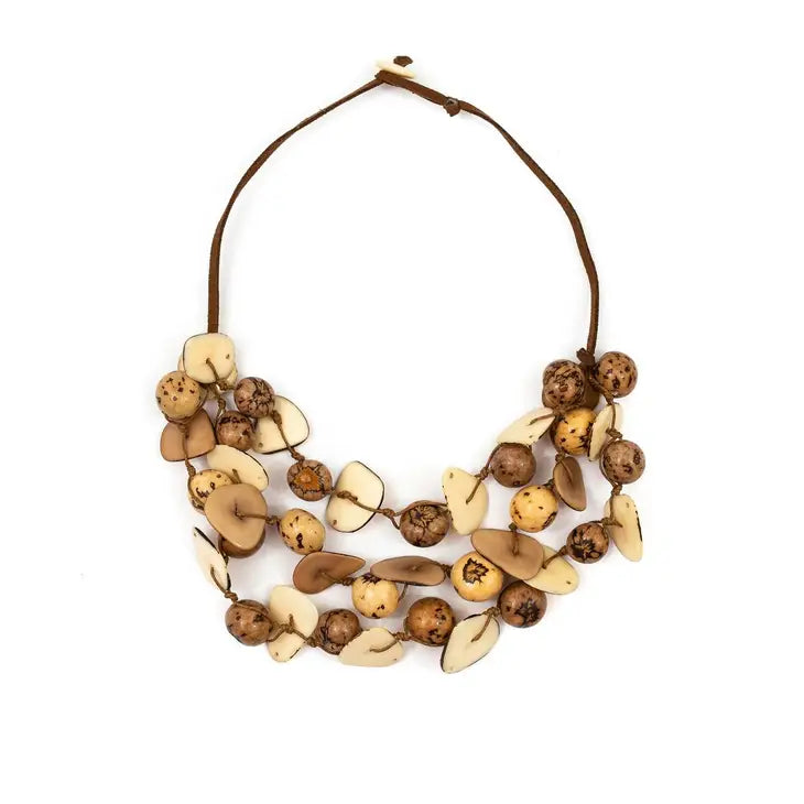 Gisell Necklace-Necklace-Tagua-Three Birdies Boutique, Women's Fashion Boutique Located in Kearney, MO