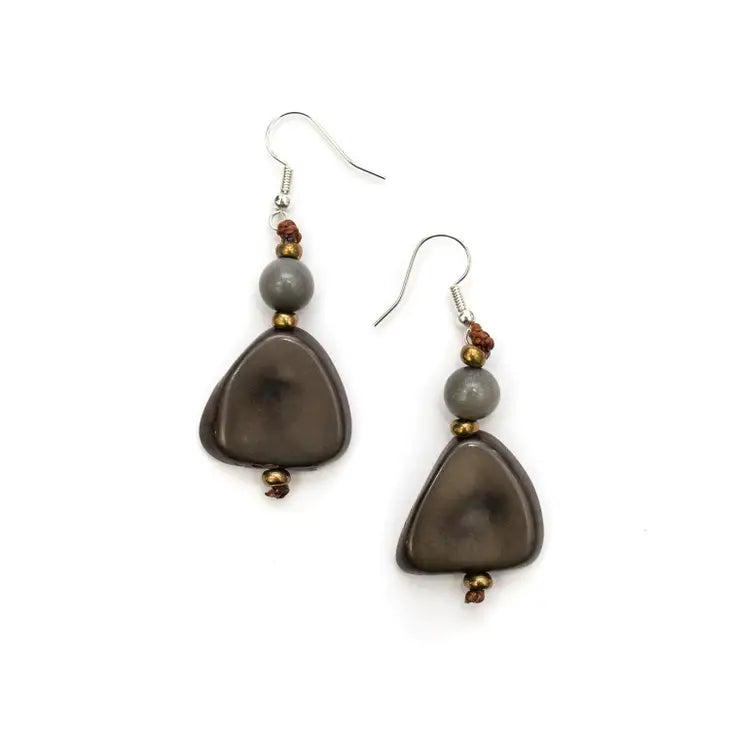 Alma Earrings-Earrings-Tagua-Three Birdies Boutique, Women's Fashion Boutique Located in Kearney, MO