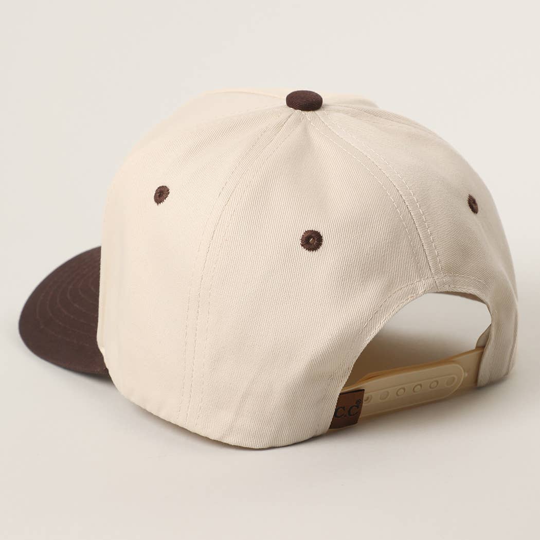 GRATEFUL Embroidery Two-Tone Trucker Hat: COW / One Size { product_type }}
