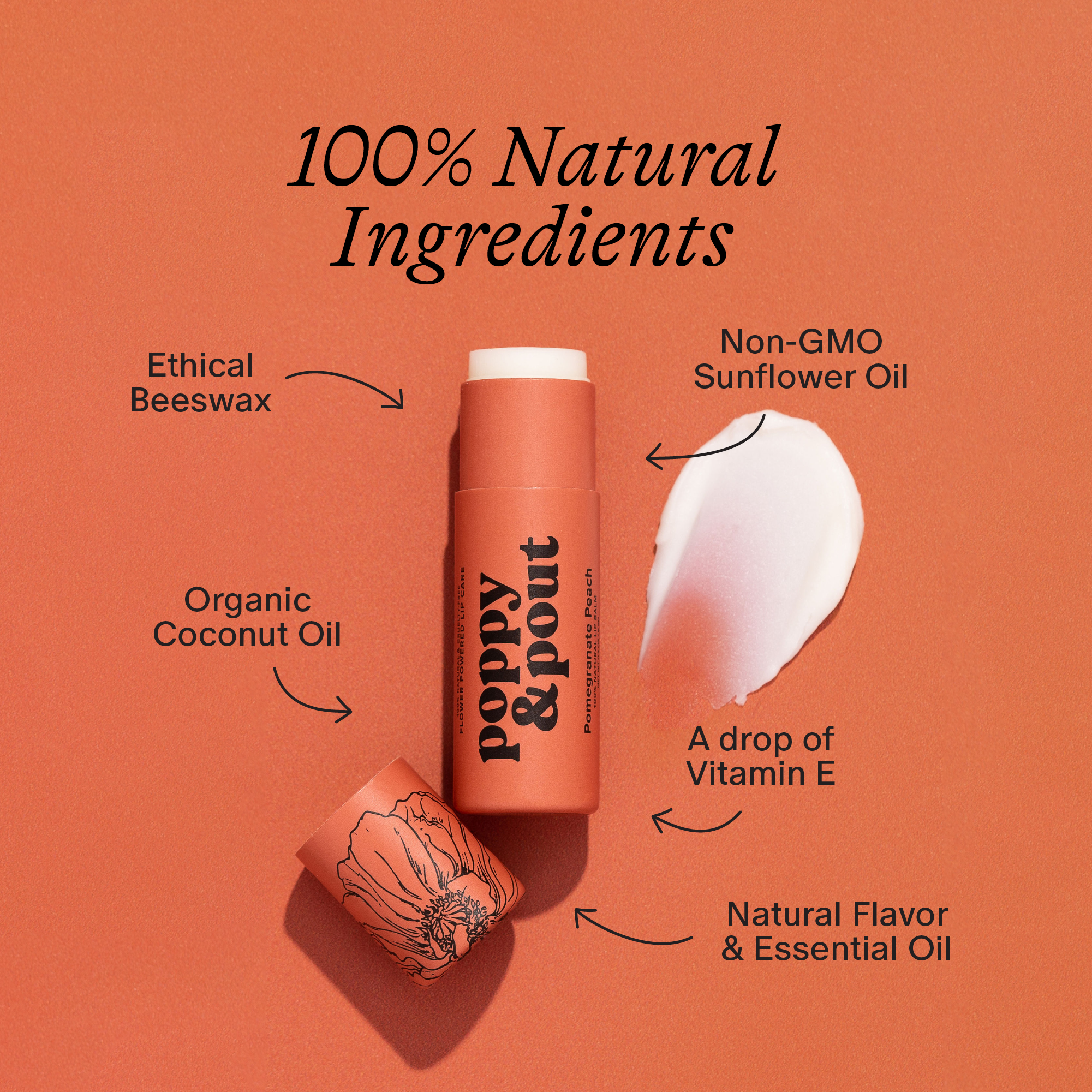 Lip Balm, Pomegranate Peach { product_type }}