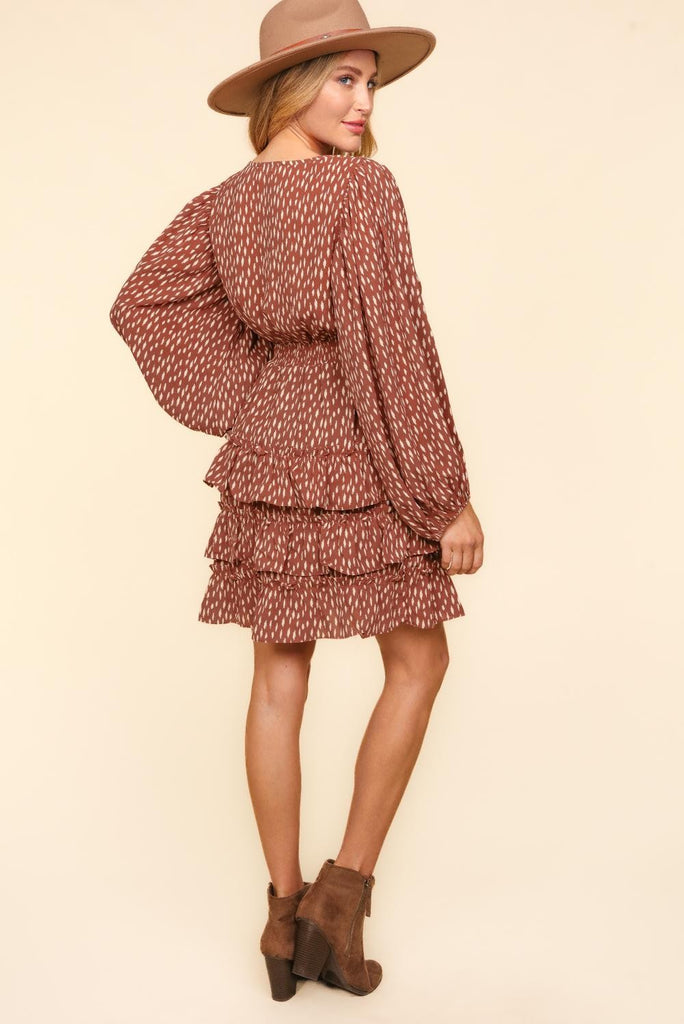Smocked Waist Leopard Dress-Dresses-Haptics-Three Birdies Boutique, Women's Fashion Boutique Located in Kearney, MO