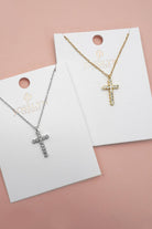 Cross Necklace Silver { product_type }}