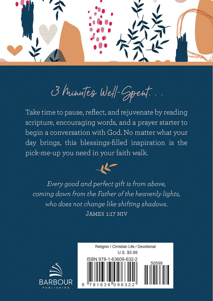 3-Minute Devotions to Bless Your Heart-Barbour Publishing, Inc.-Three Birdies Boutique, Women's Fashion Boutique Located in Kearney, MO