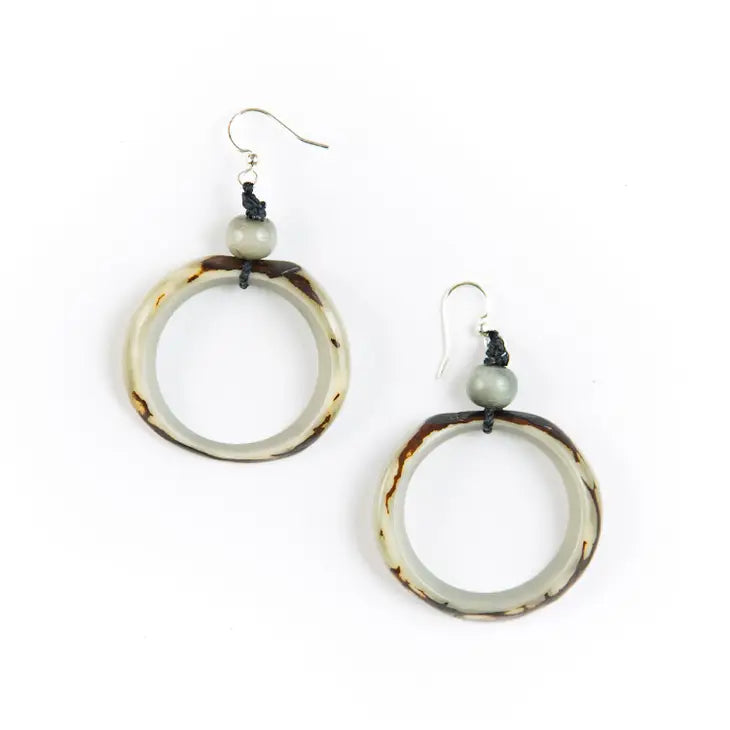 Ring Of Life Earrings-Earrings-Tagua-Three Birdies Boutique, Women's Fashion Boutique Located in Kearney, MO