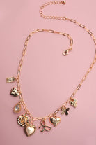 Gold Charm Necklace { product_type }}