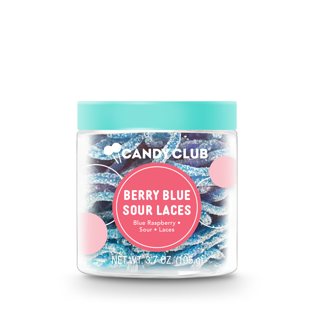 Berry Blue Sour Laces-Candy Club-Three Birdies Boutique, Women's Fashion Boutique Located in Kearney, MO