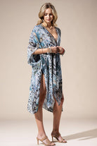 Denim Multi Kimono { product_type }}