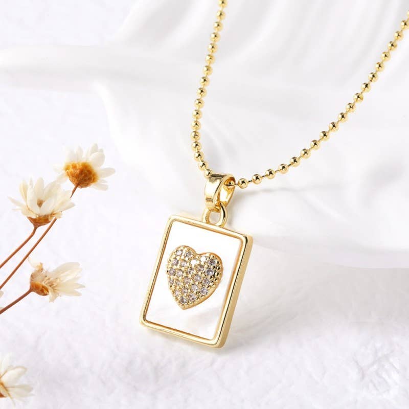 Pendant Necklace – Rectangle Cross { product_type }}