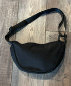 Crescent Crossbody Bag: Black { product_type }}