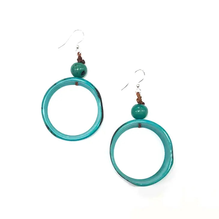 Ring Of Life Earrings-Earrings-Tagua-Three Birdies Boutique, Women's Fashion Boutique Located in Kearney, MO