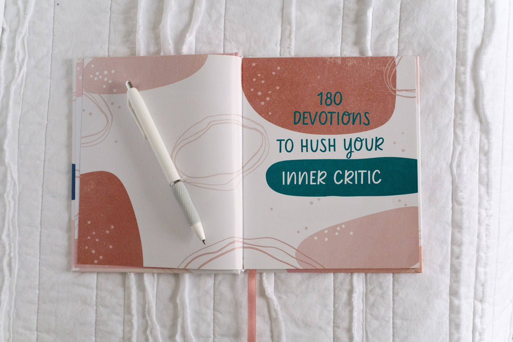 180 Devotions to Hush Your Inner Critic-Barbour Publishing, Inc.-Three Birdies Boutique, Women's Fashion Boutique Located in Kearney, MO