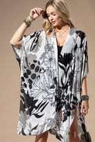 Grey Multi Kimono { product_type }}