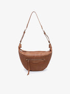 Leigh Distressed Hobo Bag: Dusty Blue { product_type }}