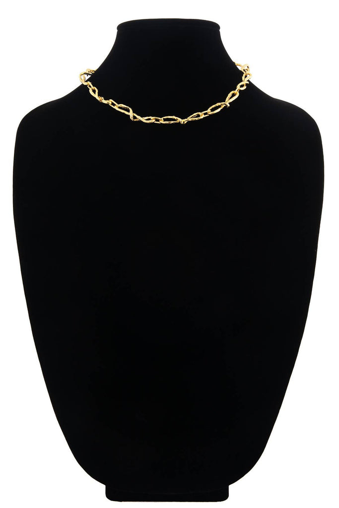 Extra-Large Twisted Cable Chain Necklace-Urbanista-Three Birdies Boutique, Women's Fashion Boutique Located in Kearney, MO