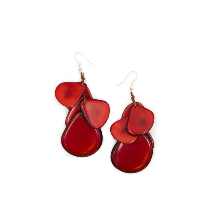 Jordin Earrings-Earrings-Tagua-Three Birdies Boutique, Women's Fashion Boutique Located in Kearney, MO