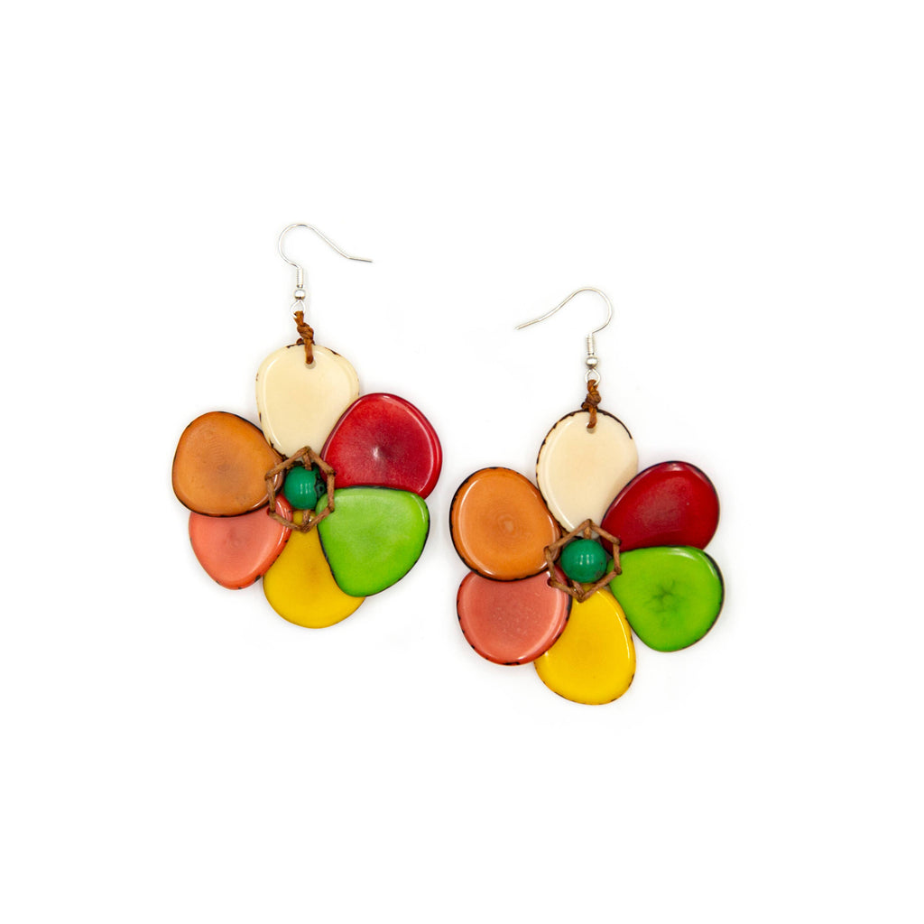 Rosalia Earrings-Organic Tagua Jewelry-Three Birdies Boutique, Women's Fashion Boutique Located in Kearney, MO