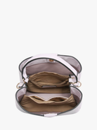 Tati Lizard Print Satchel - Light Grey { product_type }}