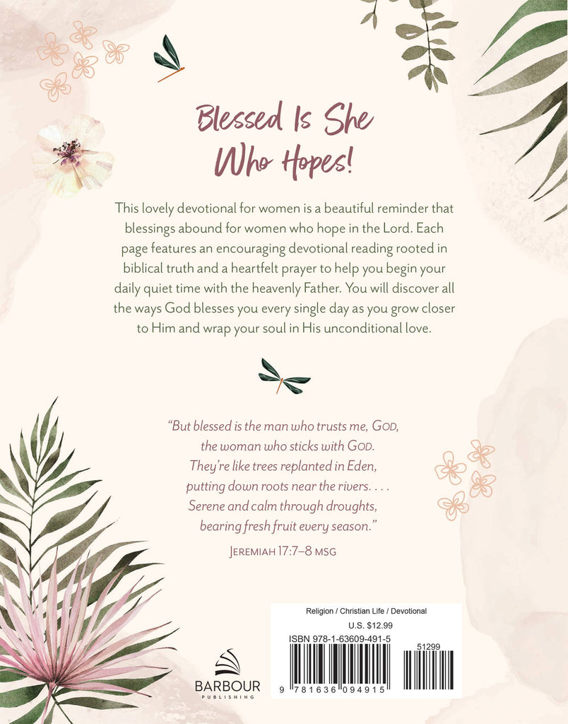 Blessed Is She Who Hopes-Barbour Publishing, Inc.-Three Birdies Boutique, Women's Fashion Boutique Located in Kearney, MO