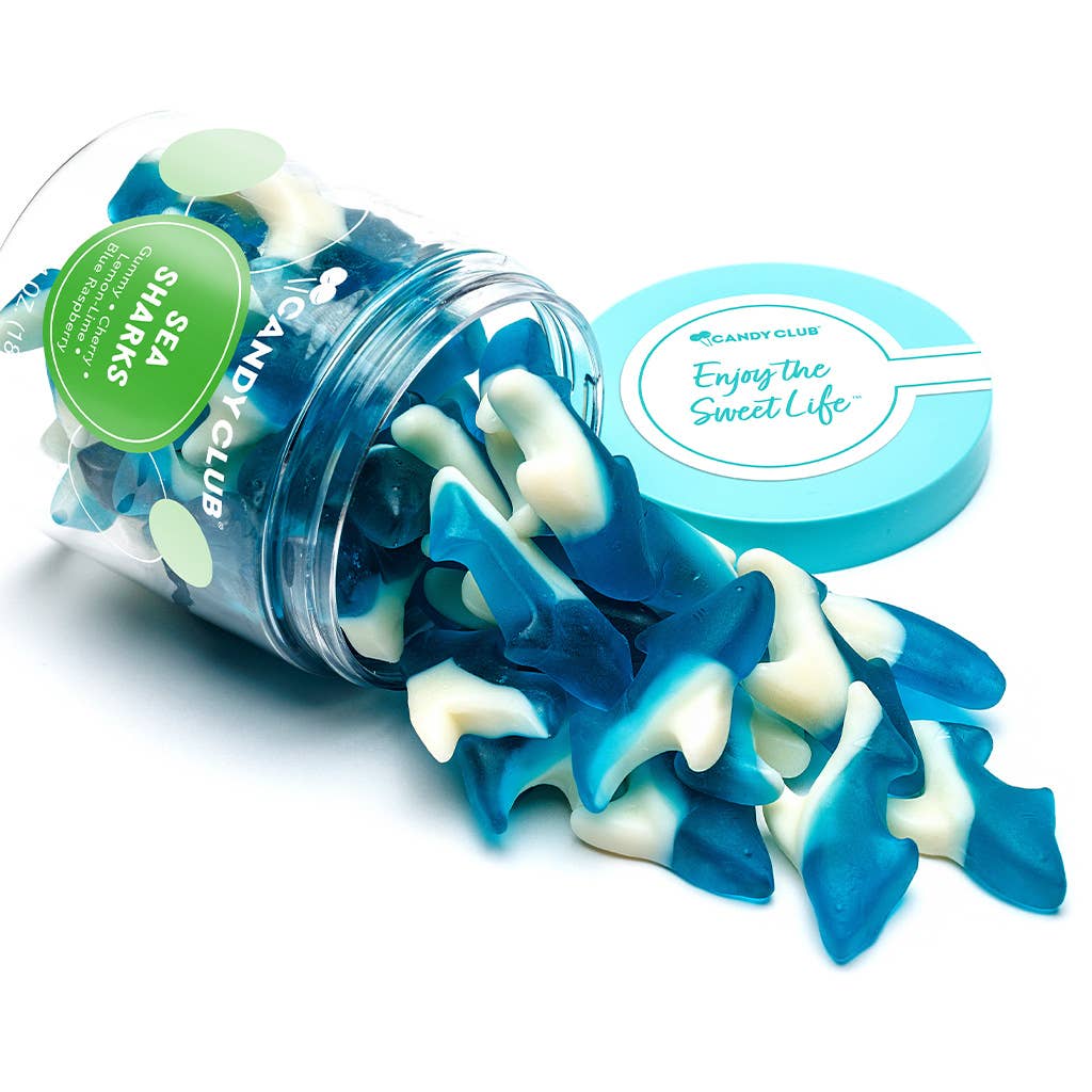 Sea Sharks Gummies-Candy Club-Three Birdies Boutique, Women's Fashion Boutique Located in Kearney, MO
