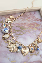 Charm Necklace – Porcelain Hearts Cross Necklace { product_type }}
