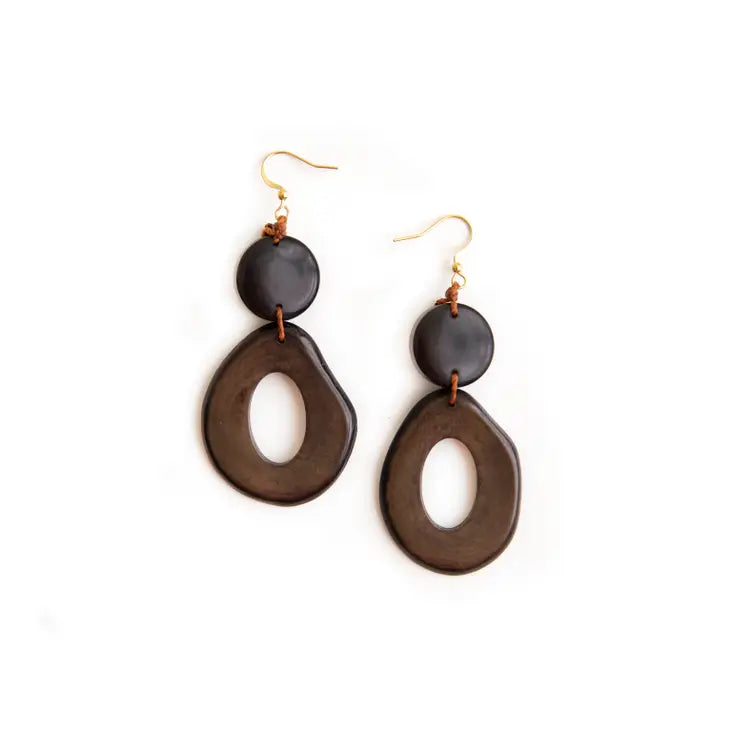 Alexis Earrings-Earrings-Tagua-Three Birdies Boutique, Women's Fashion Boutique Located in Kearney, MO