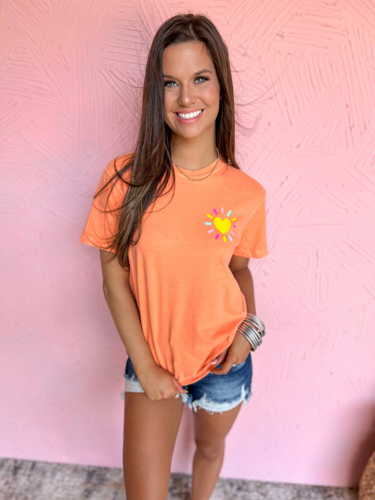 Sunshine State of Mind Graphic Tee-Pierce + Pine-Three Birdies Boutique, Women's Fashion Boutique Located in Kearney, MO
