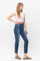 Judy Blue Shield Back Pocket Slim Fit { product_type }}