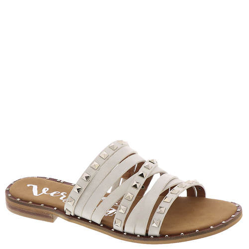 Shimmery White Studded Sandals-Shoes-Gypsy Jazz-Three Birdies Boutique, Women's Fashion Boutique Located in Kearney, MO