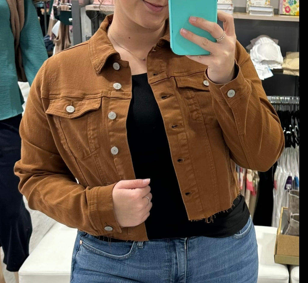 Judy Blue Grinding Denim Jacket