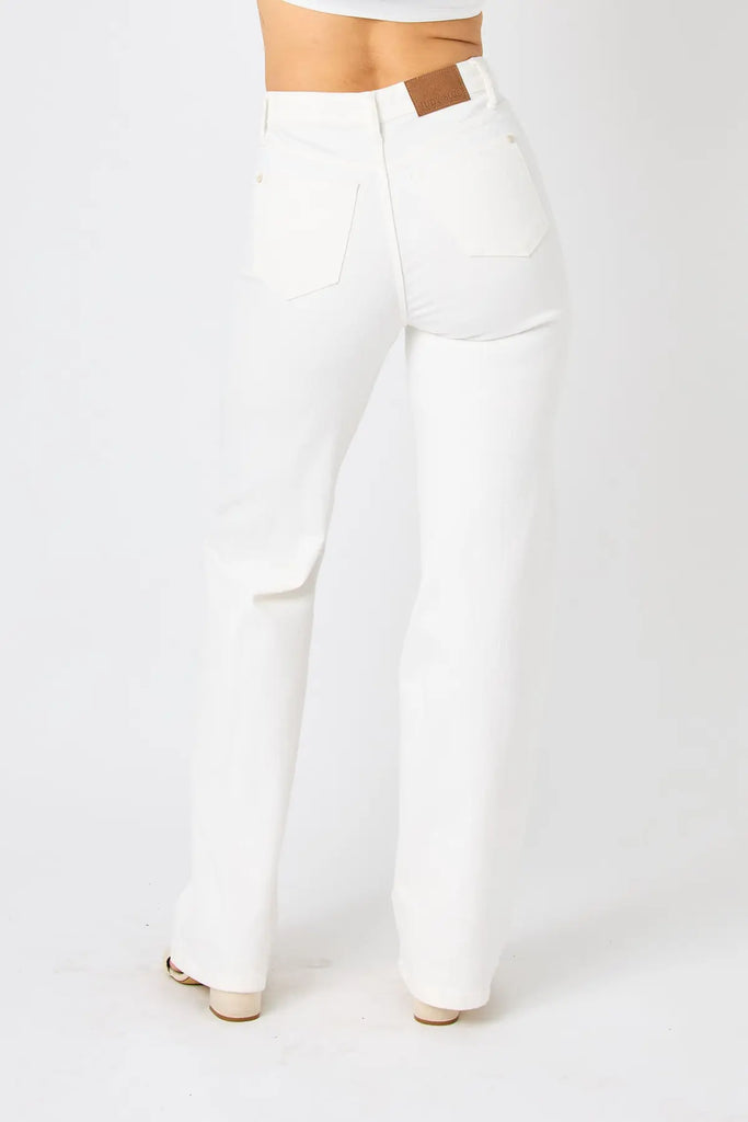 Judy Blue Braided WB Wide Leg