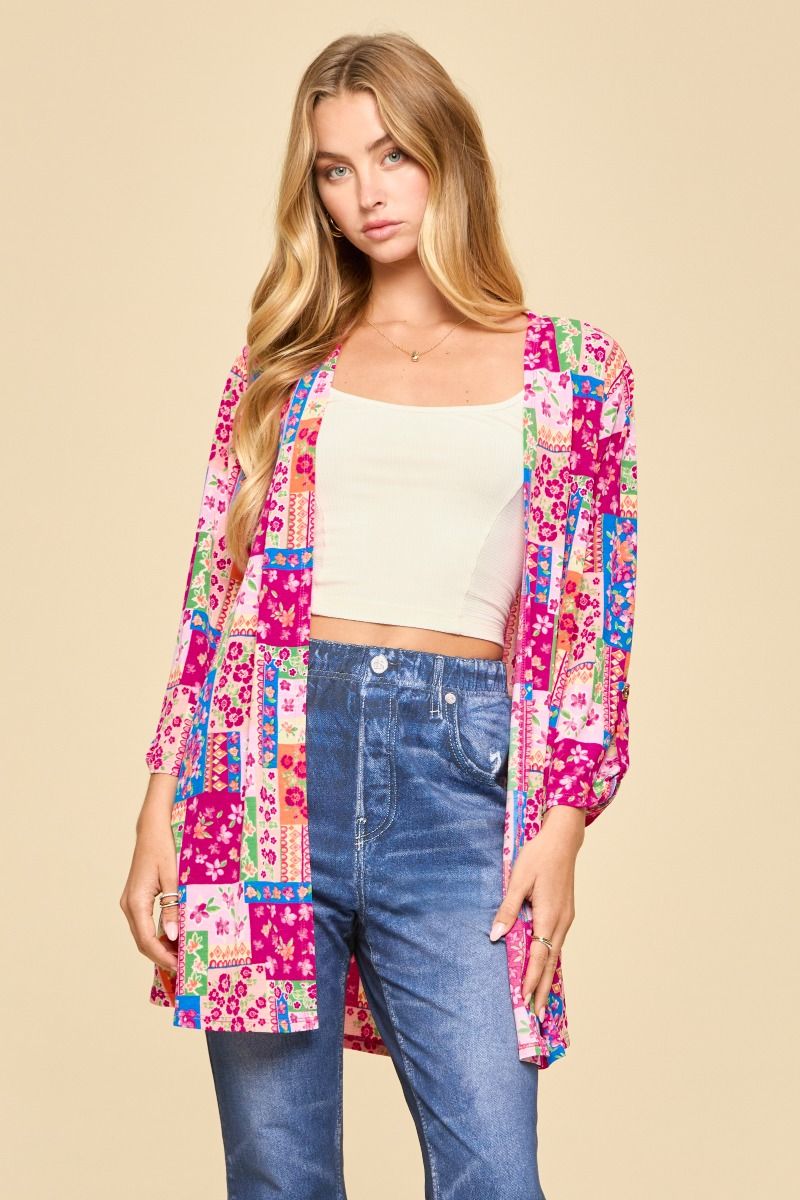 Lizzy Cardigan Royal Magenta { product_type }}