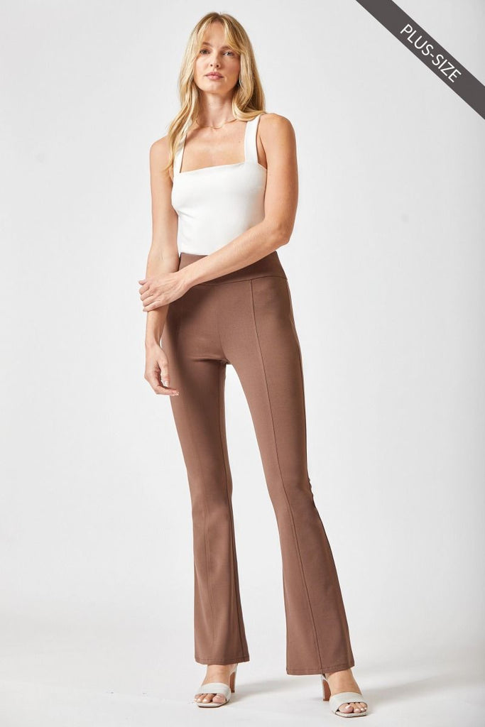 Flared Dressy Pants-Dress Pants-Dear Scarlett-Three Birdies Boutique, Women's Fashion Boutique Located in Kearney, MO