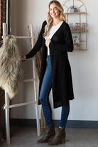 Waffle Duster Cardigan { product_type }}