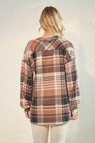 Brown Plaid Long Sleeve { product_type }}