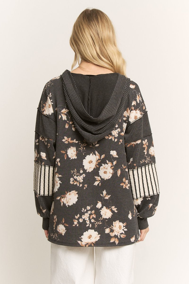 Floral Hoodie { product_type }}