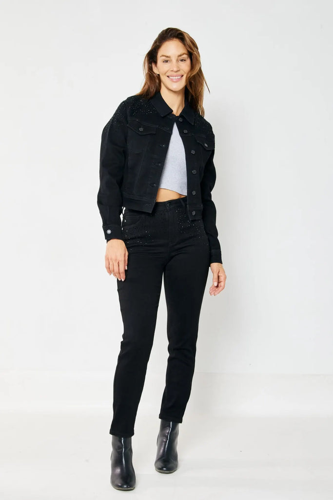 Judy Blue Rhinestone Slim Fit