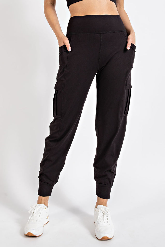 Rae Mode Buttery Soft Joggers w/ Side Pocket-Joggers-Rae Mode-Three Birdies Boutique, Women's Fashion Boutique Located in Kearney, MO