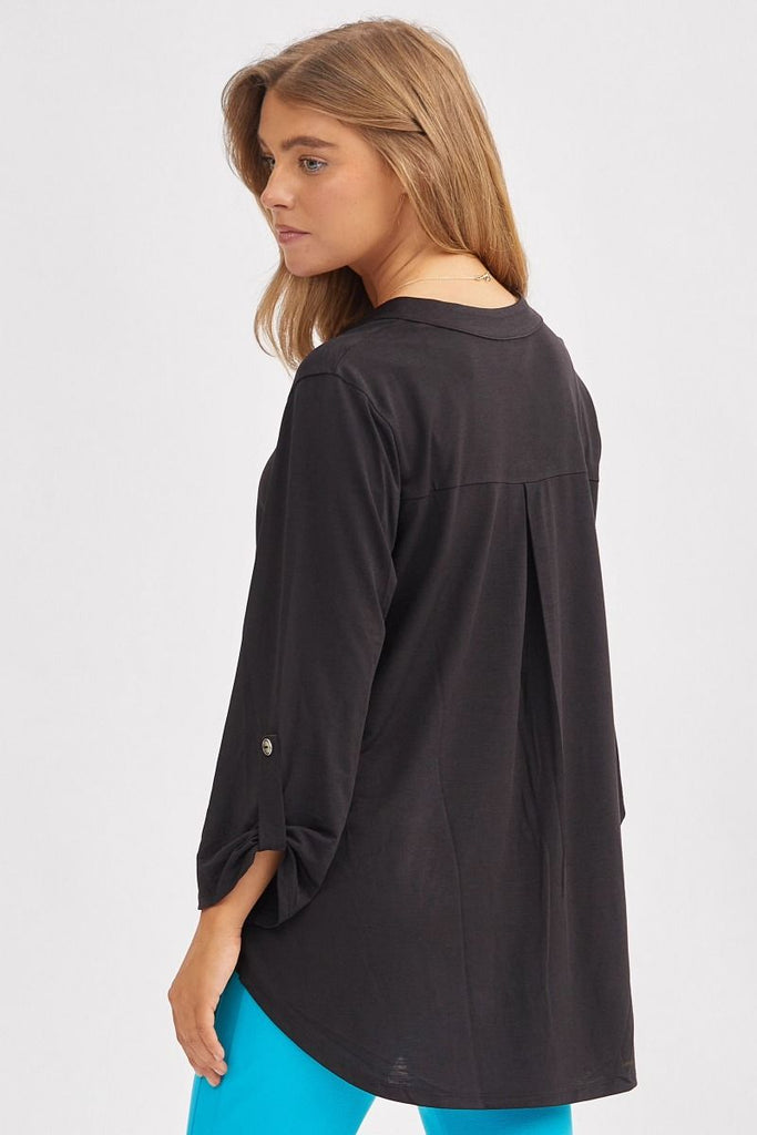 Solid Dressy Blouse-Blouse-Dear Scarlett-Three Birdies Boutique, Women's Fashion Boutique Located in Kearney, MO