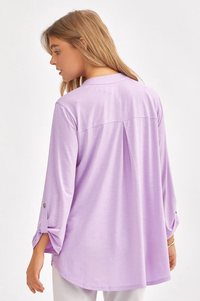 Solid Dressy Blouse-Blouse-Dear Scarlett-Three Birdies Boutique, Women's Fashion Boutique Located in Kearney, MO