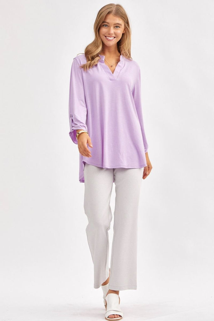 Solid Dressy Blouse-Blouse-Dear Scarlett-Three Birdies Boutique, Women's Fashion Boutique Located in Kearney, MO
