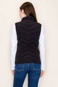 Sleeveless Puffer Vest Black-Shirts & Tops-White Birch-Three Birdies Boutique, Women's Fashion Boutique Located in Kearney, MO