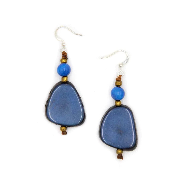 Alma Earrings-Earrings-Tagua-Three Birdies Boutique, Women's Fashion Boutique Located in Kearney, MO